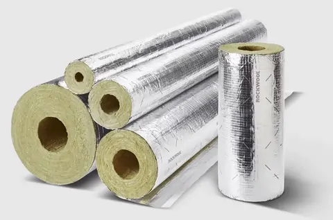Rockwool CV leiding isolatie in verschillende diktes