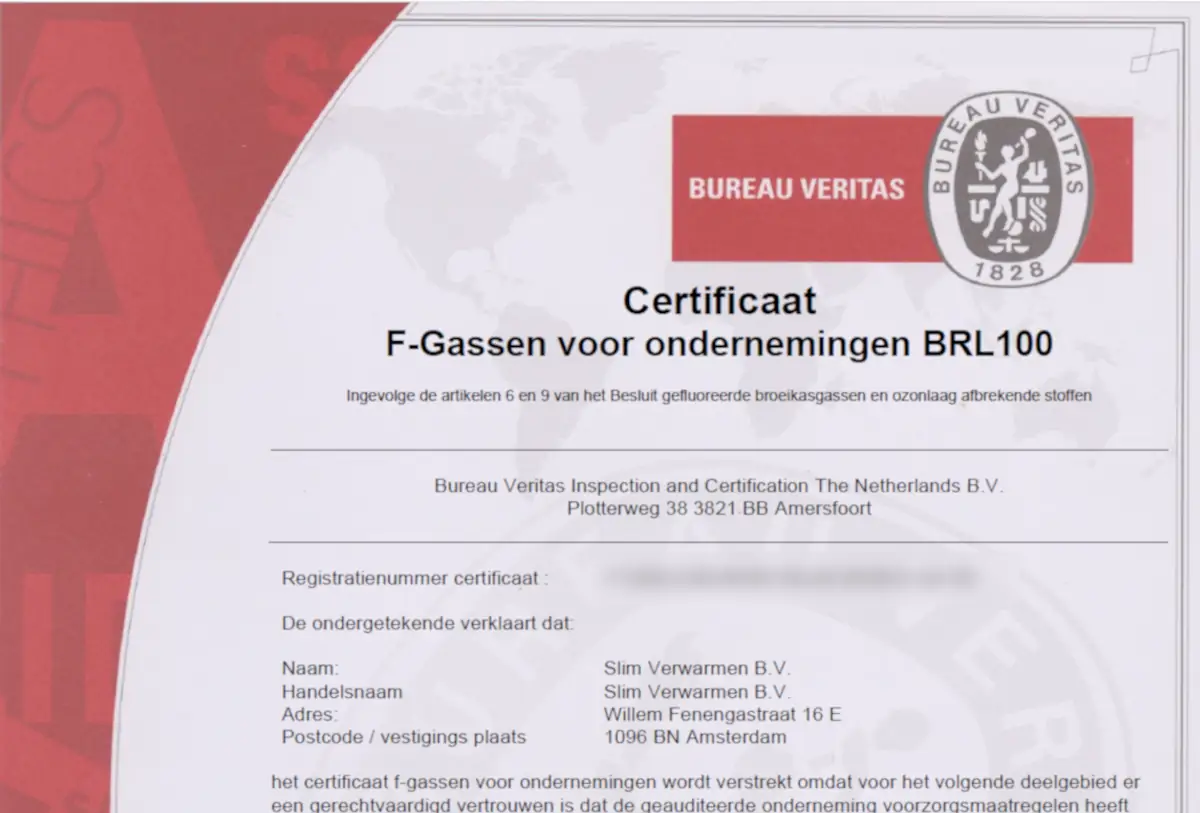 Erkend installateur
