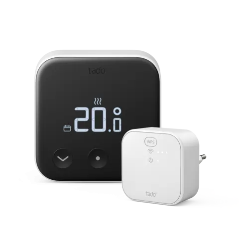 Combinatie Tado kamerthermostaat en Tado bridge voor internet verbinding