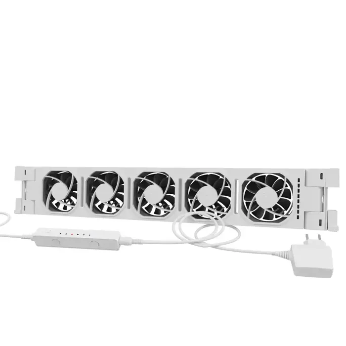 Radiatorventilator met snoer en stekker
