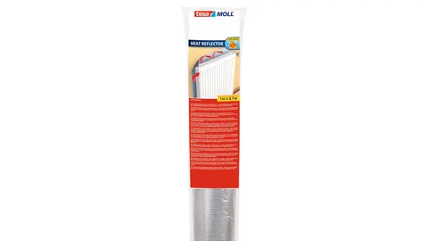 Uitvergrote foto van radiatorfolie