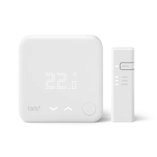 Slimme thermostaatknop en internet bridge